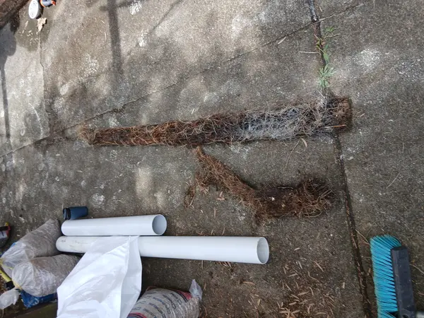 Drain repair underway at a Kingswood property, Penrith LGA